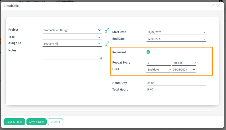 CloudOffix - Allocations