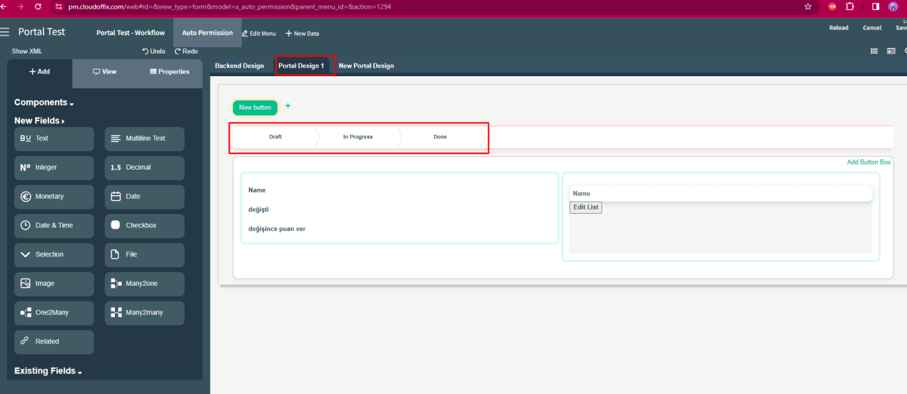 CloudOffix - Portal Workflows Accessibility