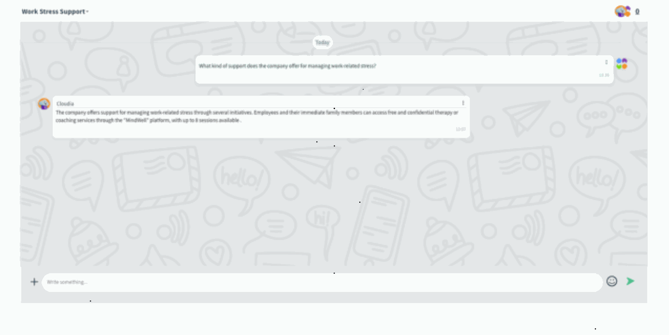 Text and image block