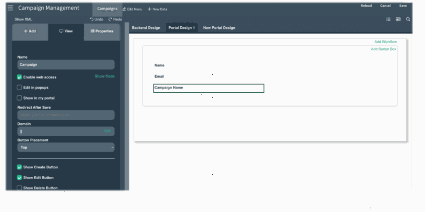 Text and image block