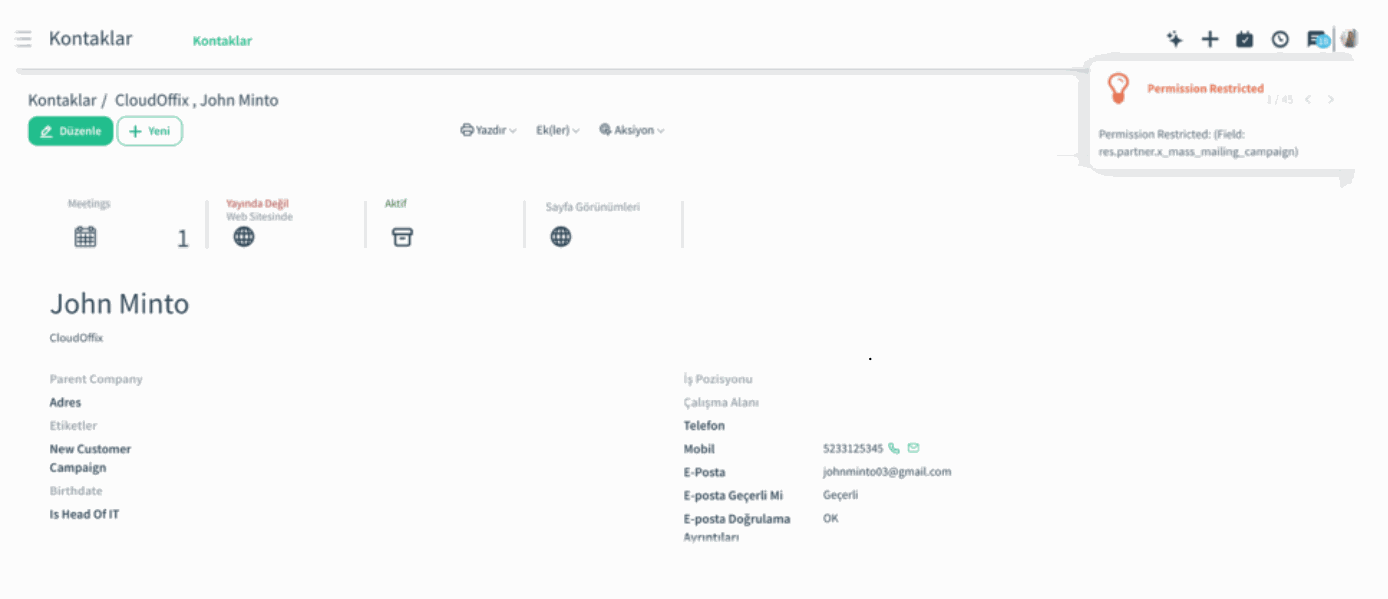 Text and image block