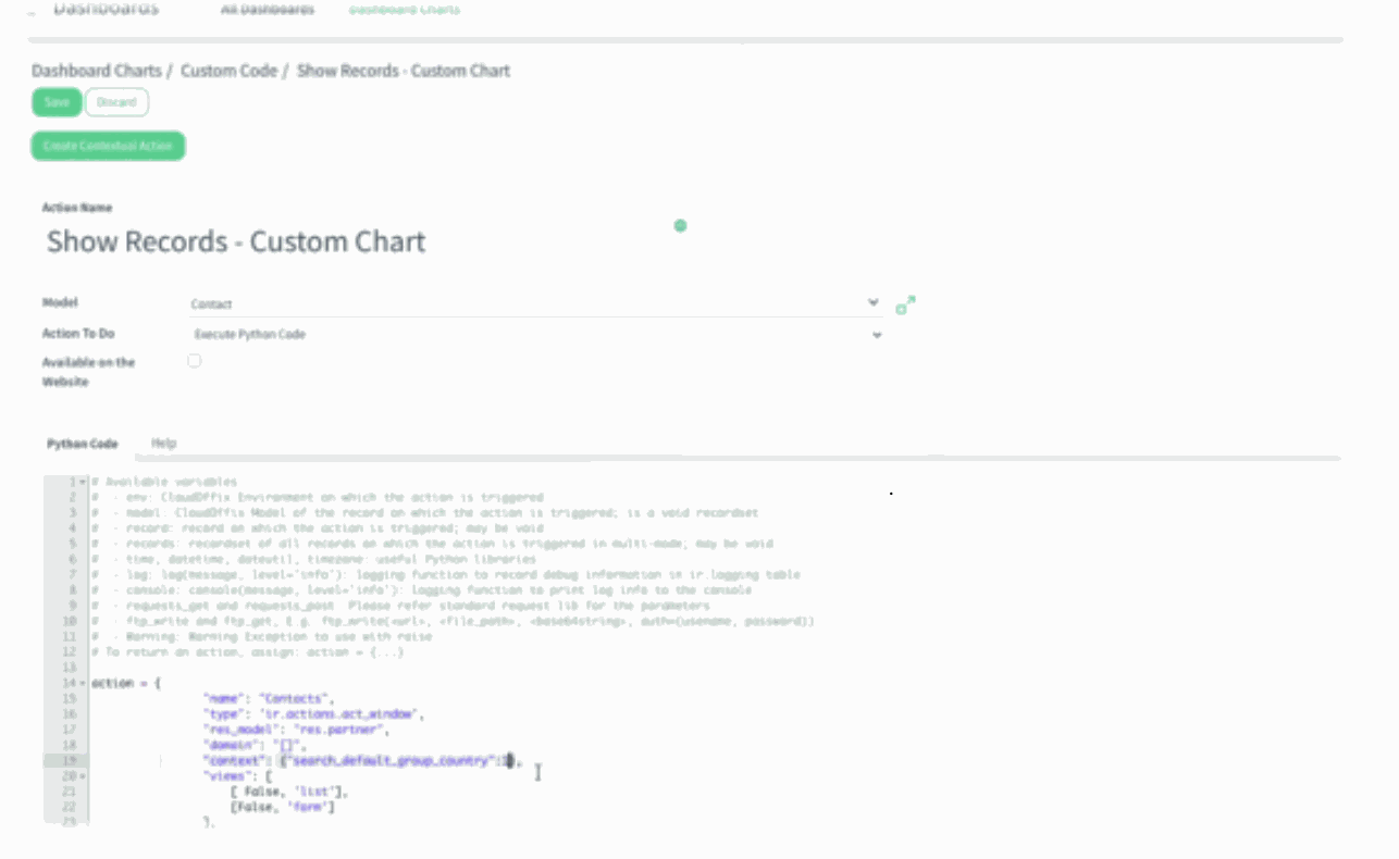 Text and image block