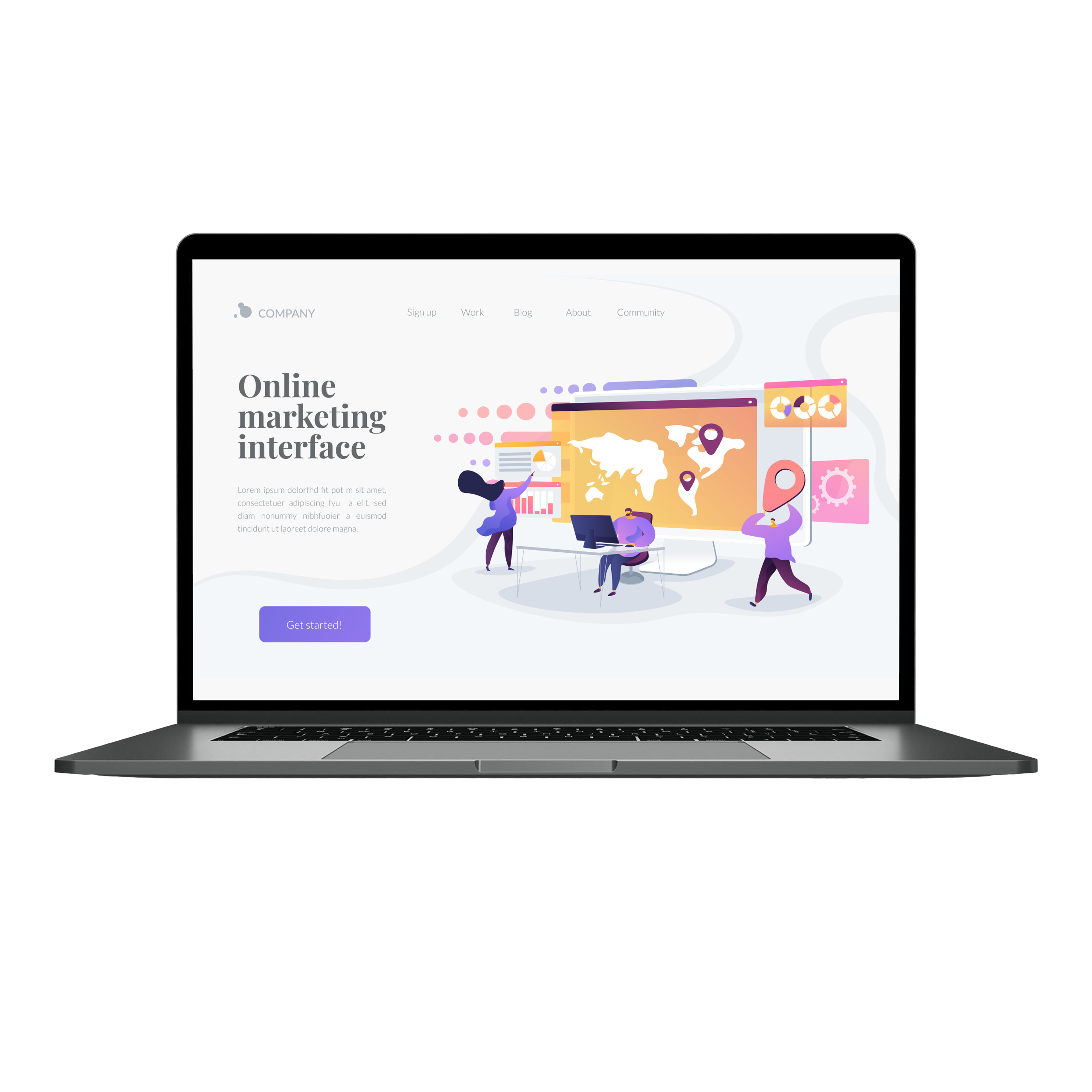 Website Builder Mockup